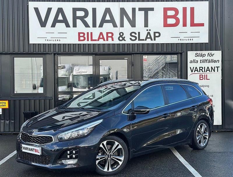 Svart Begagnad 2015 Kia Ceed Sportswagon GT-Line Kombi | 139 700 kr (Marknadspris) - Bild 1/4
