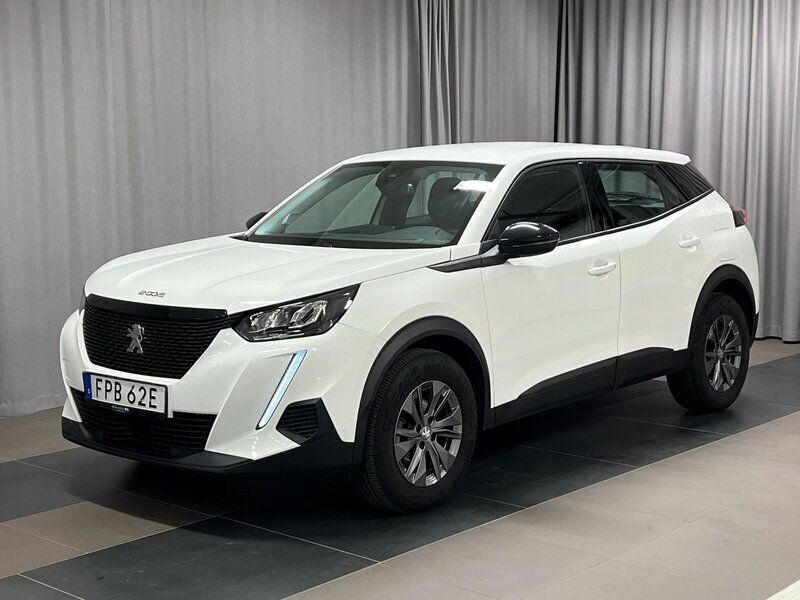 Vit Begagnad 2022 Peugeot 2008 Active SUV | 199 900 kr (Marknadspris) - Bild 1/4