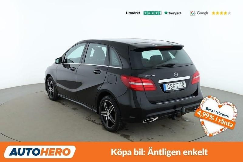 Begagnad Mercedes B180 AMG 110 HK (80 kW) 2016 Svart Minibuss