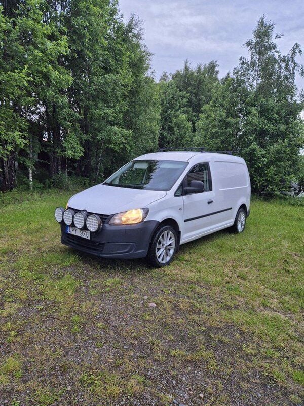 Vit Begagnad 2011 VW Caddy Maxi Minibuss | 39 000 kr (Bra pris) - Bild 1/4
