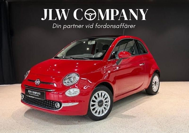 Röd Begagnad 2017 Fiat 500 Lounge Halvkombi | 89 000 kr (Marknadspris) - Bild 1/4