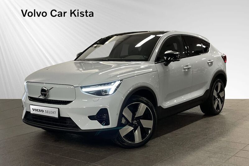 Blå Begagnad 2023 Volvo EC40 Single Motor Extended Range SUV | 459 900 kr (Dyr) - Bild 1/2