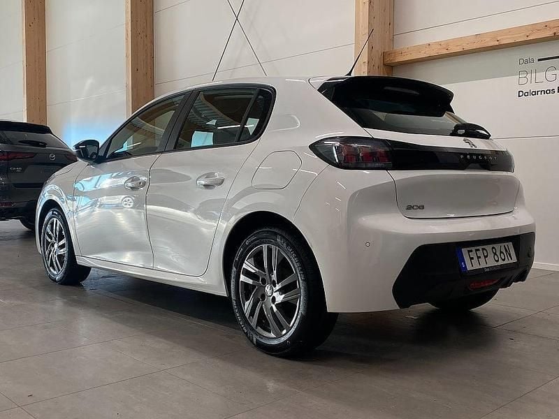 Begagnad Peugeot 208 Active 75 HK (55 kW) 2021 Vit Halvkombi