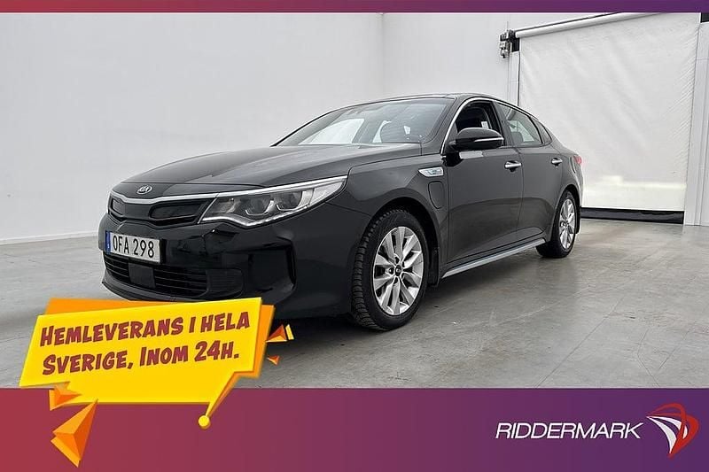 Svart Begagnad 2016 Kia Optima Hybrid Advance Sedan | 154 800 kr (Marknadspris) - Bild 1/3