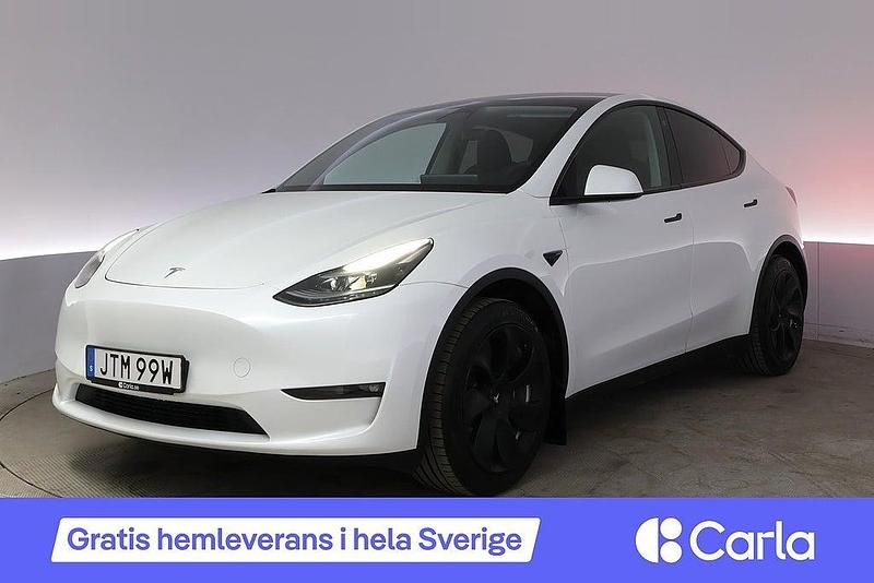 Begagnad Tesla Model Y Long Range AWD 378 kW (514 HK) 2023 Vit SUV