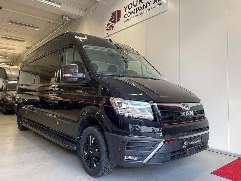 Ny MAN TGE 163 HK (119 kW) 2025 Svart Van