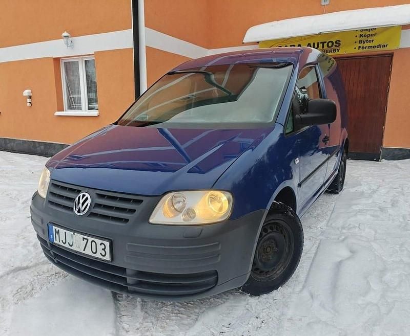 Blå Begagnad 2008 VW Caddy Minibuss | 31 000 kr (Marknadspris) - Bild 1/4