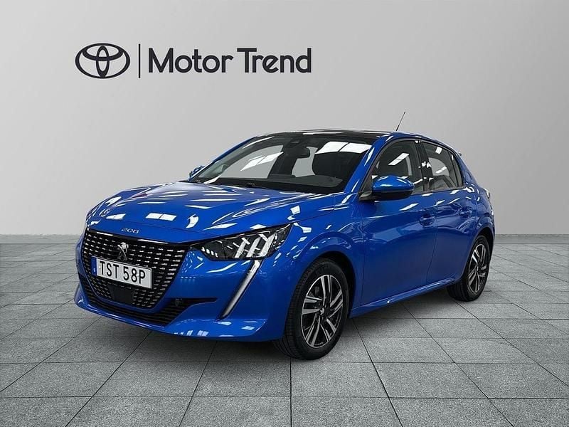 Blå Begagnad 2020 Peugeot 208 Allure Halvkombi | 154 900 kr (Bra pris) - Bild 1/4