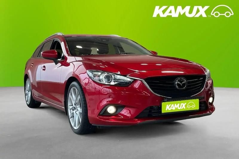 Röd Begagnad 2015 Mazda 6 Optimum Kombi | 158 700 kr (Lite dyr) - Bild 1/4