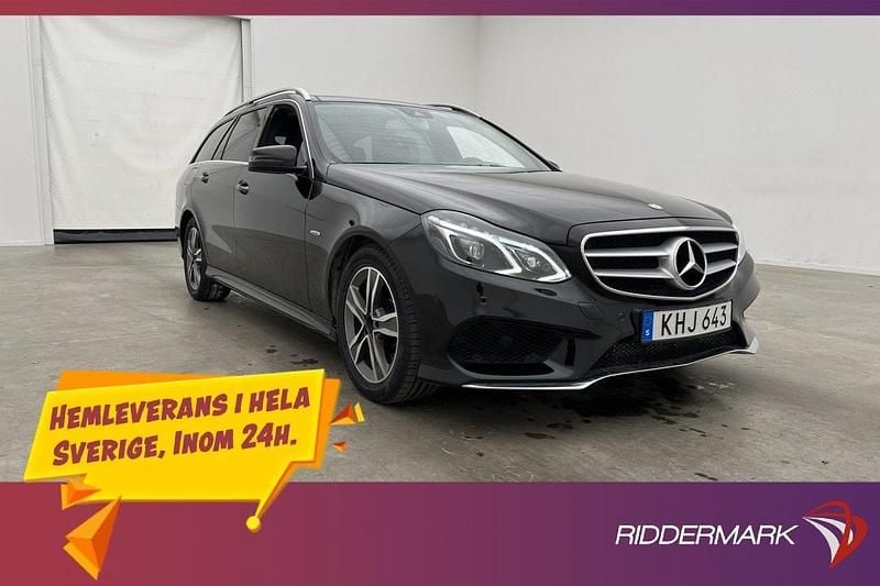 Svart Begagnad 2015 Mercedes E220 AMG Kombi | 199 800 kr (Marknadspris) - Bild 1/3