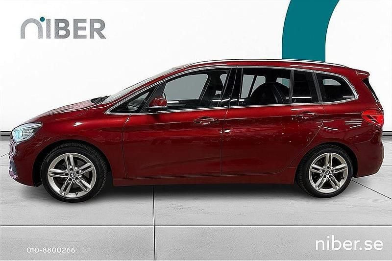 Begagnad BMW 218 Gran Tourer Advantage 136 HK (100 kW) 2015 Röd Minibuss