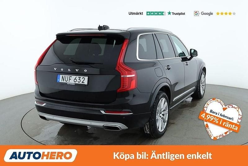 Begagnad Volvo XC90 Inscription 225 HK (165 kW) 2015 Svart SUV