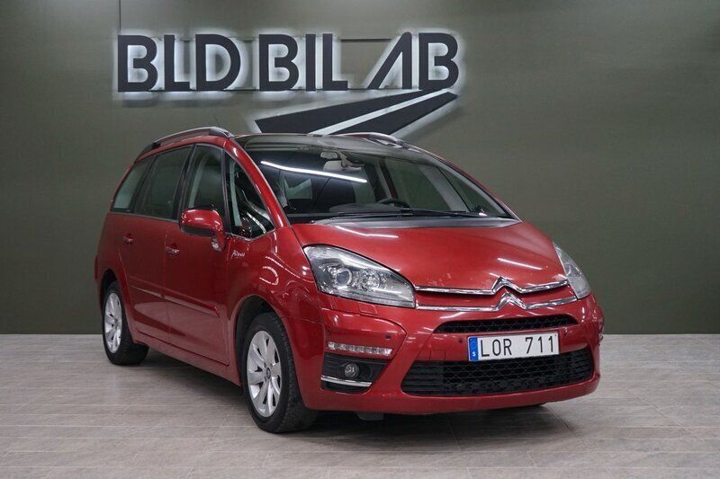 Röd Begagnad 2011 Citroën Grand C4 Picasso Minibuss | 59 900 kr (Marknadspris) - Bild 1/2