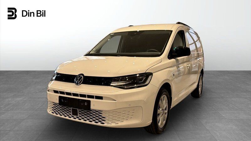 Vit (candyvit) Ny 2025 VW Caddy Maxi Minibuss | 472 250 kr (Marknadspris) - Bild 1/4