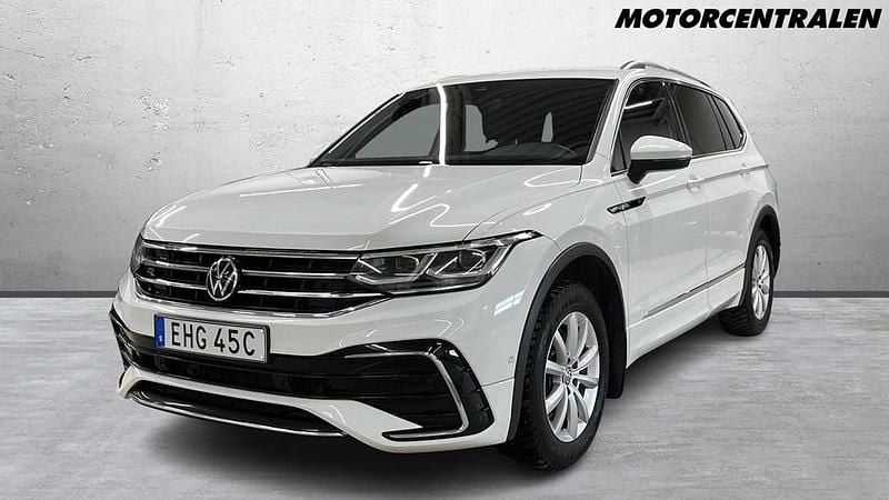 Begagnad VW Tiguan Allspace R-line 203 HK (149 kW) 2022 Vit SUV