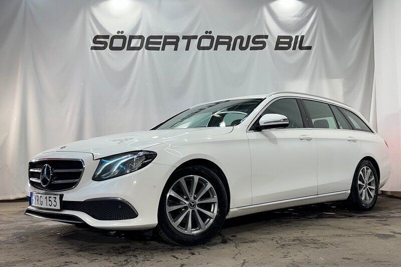 Vit Begagnad 2018 Mercedes E200 Kombi | 199 900 kr (Marknadspris) - Bild 1/4