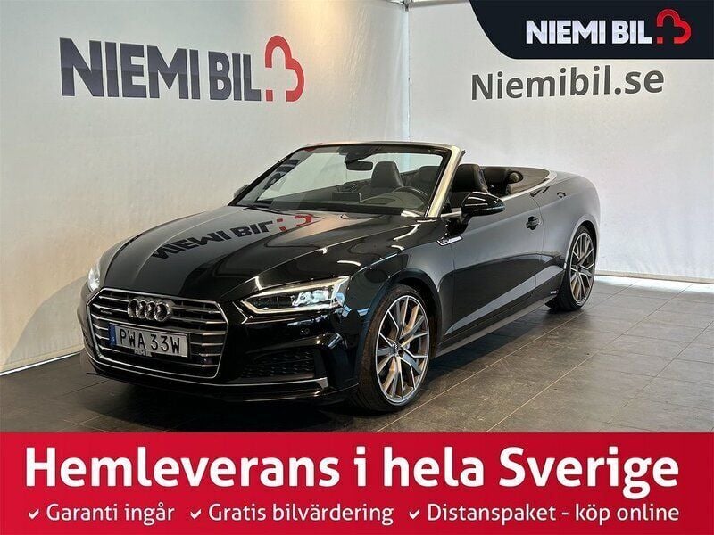 Svart Begagnad 2019 Audi A5 Cabriolet Cab | 359 900 kr - Bild 1/3