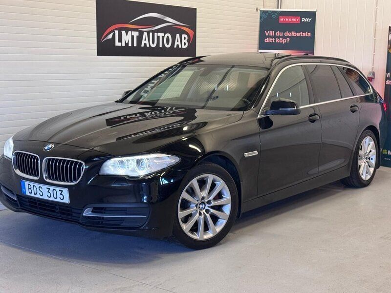 Silver Begagnad 2014 BMW 520 Kombi | 129 900 kr (Marknadspris) - Bild 1/4