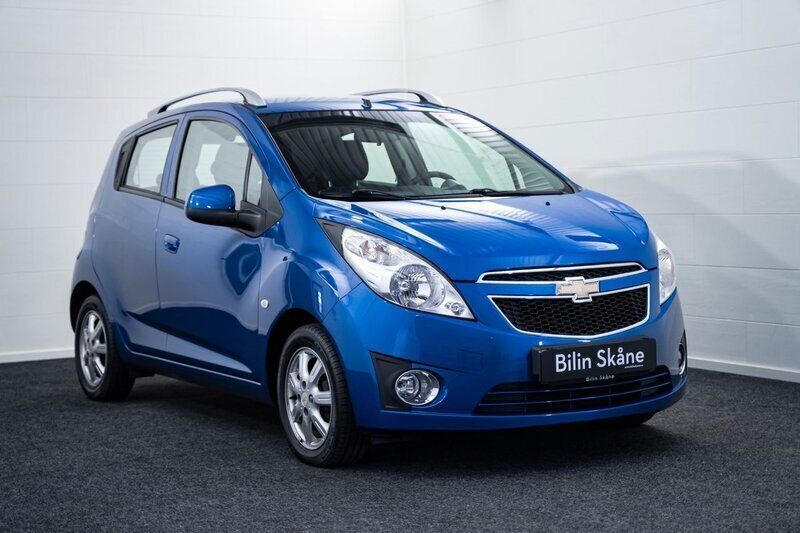 Blå Begagnad 2012 Chevrolet Spark Halvkombi | 39 900 kr (Marknadspris) - Bild 1/4