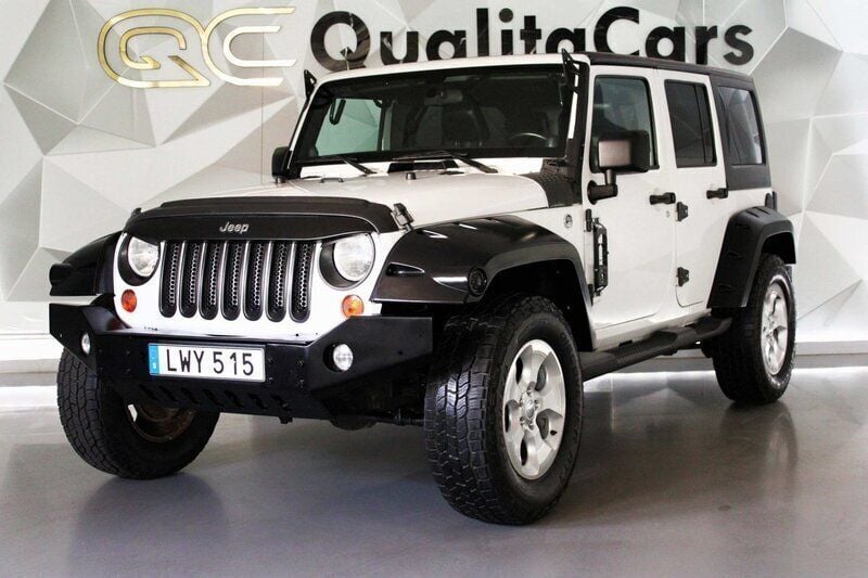 Vit Begagnad 2012 Jeep Wrangler Unlimited SUV | 328 900 kr (Bra pris) - Bild 1/4