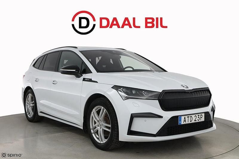 Begagnad Skoda Enyaq iV SportLine 150 kW (204 HK) 2022 Vit SUV