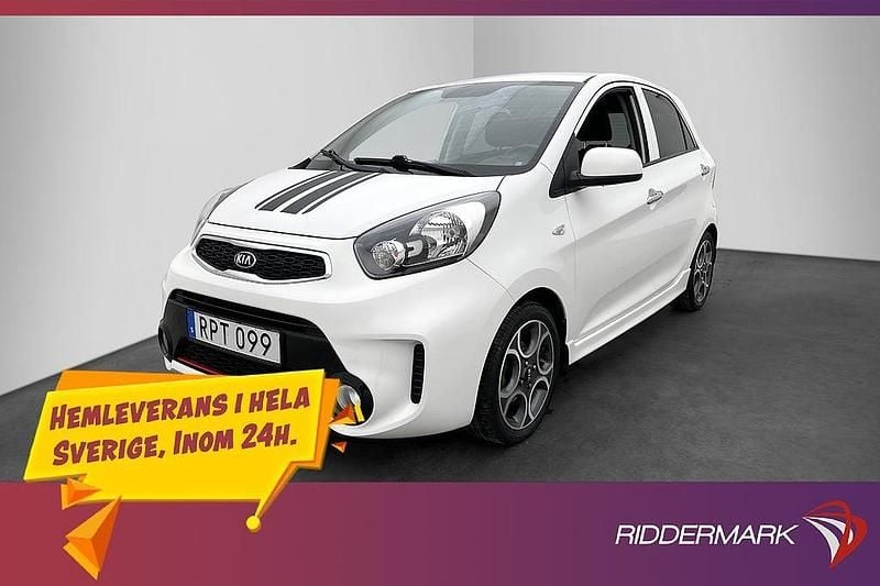 Vit Begagnad 2016 Kia Picanto Halvkombi | 114 800 kr - Bild 1/3
