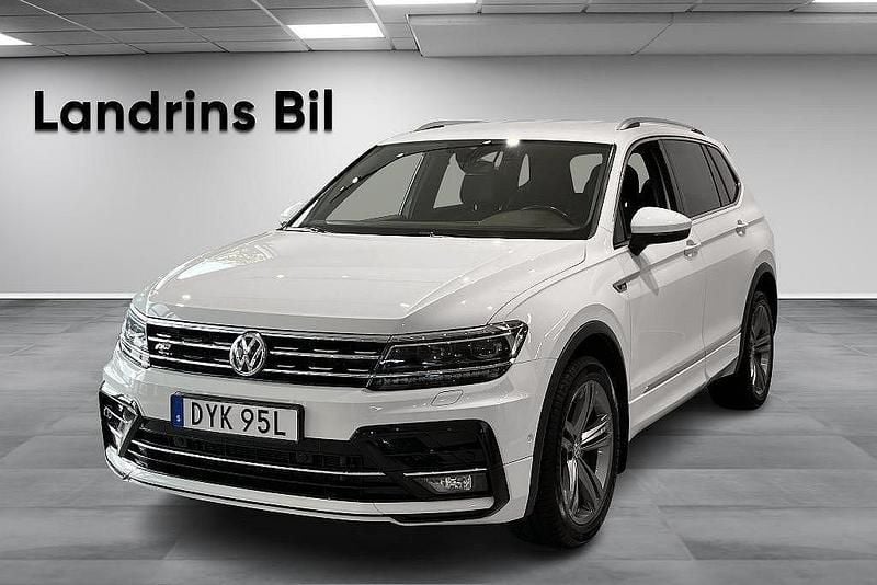 Vit Begagnad 2019 VW Tiguan Allspace SUV | 289 300 kr (Marknadspris) - Bild 1/4
