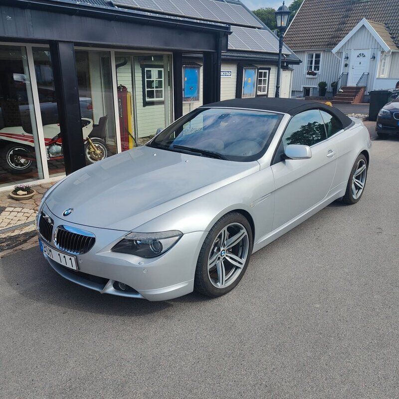 Begagnad BMW 645 Cabriolet 334 HK (245 kW) 2004 Silver Cab