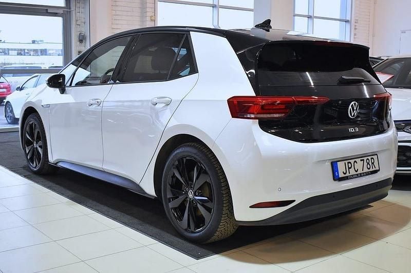 Begagnad VW ID.3 Pro 150 kW (204 HK) 2022 Vit Halvkombi