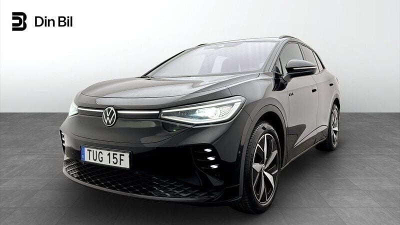 Svart Begagnad 2023 VW ID.4 GTX SUV | 404 900 kr (Marknadspris) - Bild 1/4