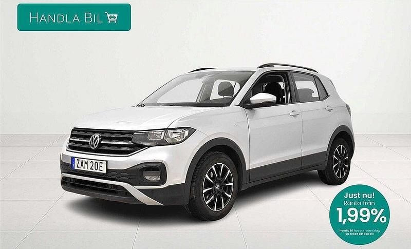 Silver Begagnad 2019 VW T-Cross SUV | 159 900 kr (Marknadspris) - Bild 1/3