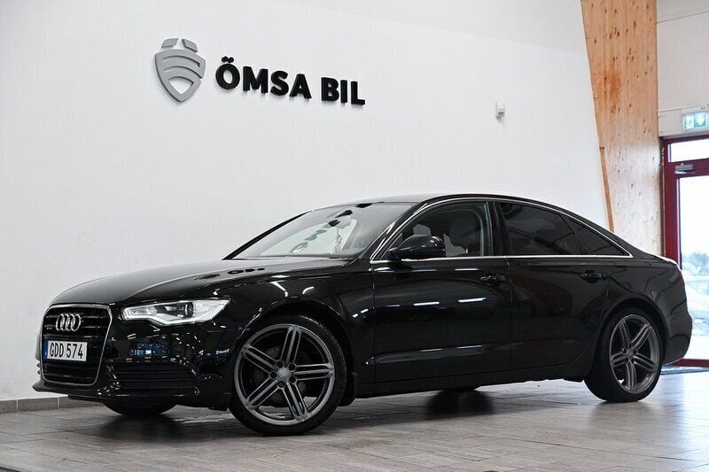 Svart Begagnad 2014 Audi A6 Proline Sedan | 165 800 kr (Marknadspris) - Bild 1/4