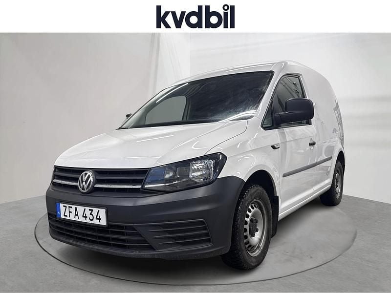 Vit Begagnad 2018 VW Caddy Minibuss | 110 000 kr (Bra pris) - Bild 1/3