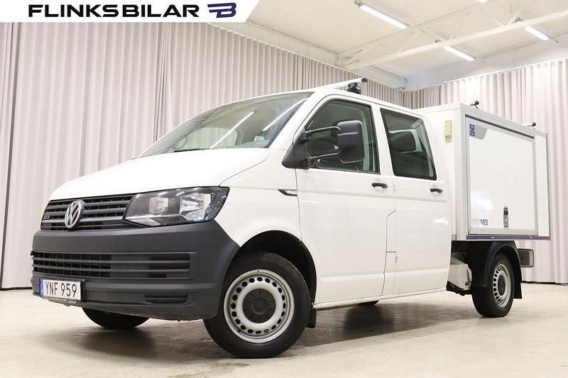 Vit Begagnad 2018 VW T6 Van | 239 800 kr (Marknadspris) - Bild 1/4