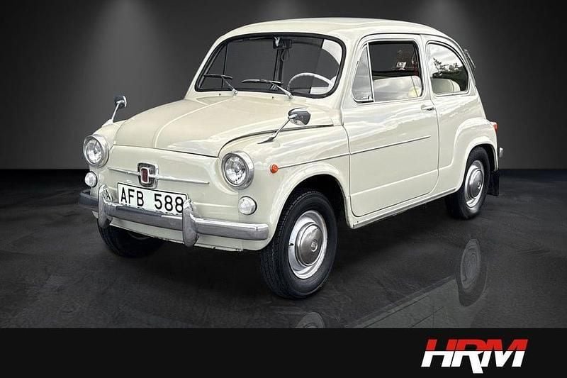 Begagnad Fiat 600D 33 HK (24 kW) 1965 Lgul Sedan