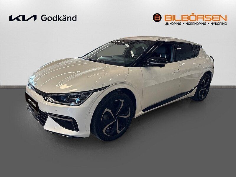 Vitmetallic Begagnad 2022 Kia EV6 2 SUV | 449 900 kr (Bra pris) - Bild 1/4