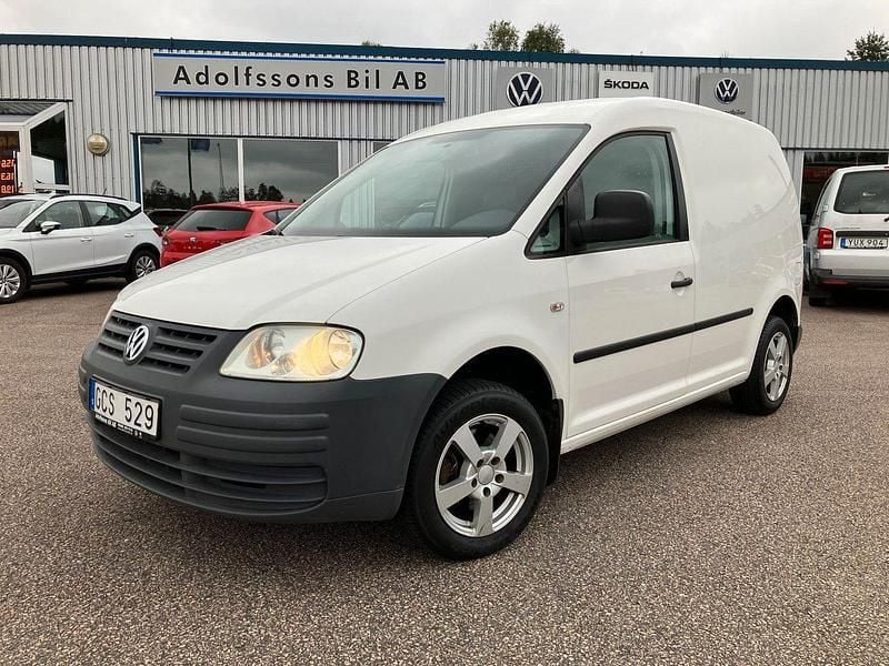 Vit (candyvit) Begagnad 2010 VW Caddy Minibuss | 49 000 kr (Marknadspris) - Bild 1/4