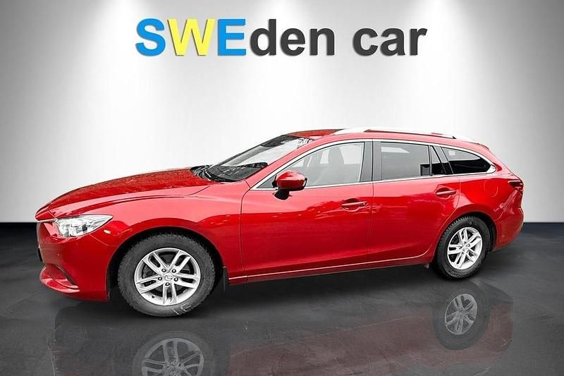 Röd Begagnad 2014 Mazda 6 Kombi | 79 900 kr (Superpris) - Bild 1/4