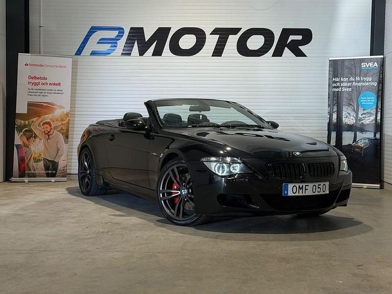Svart Begagnad 2006 BMW M6 Cabriolet Cab | 399 900 kr - Bild 1/4