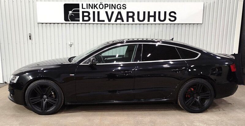 Svart Begagnad 2014 Audi A5 Sportback S-Line Halvkombi | 189 900 kr (Lite dyr) - Bild 1/4