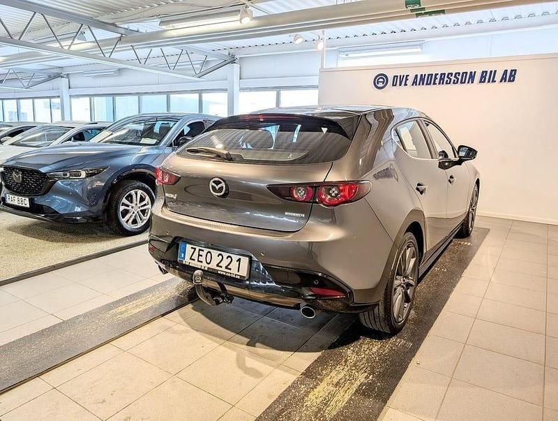 Begagnad Mazda 3 Sky 122 HK (89 kW) 2019 Grå Halvkombi