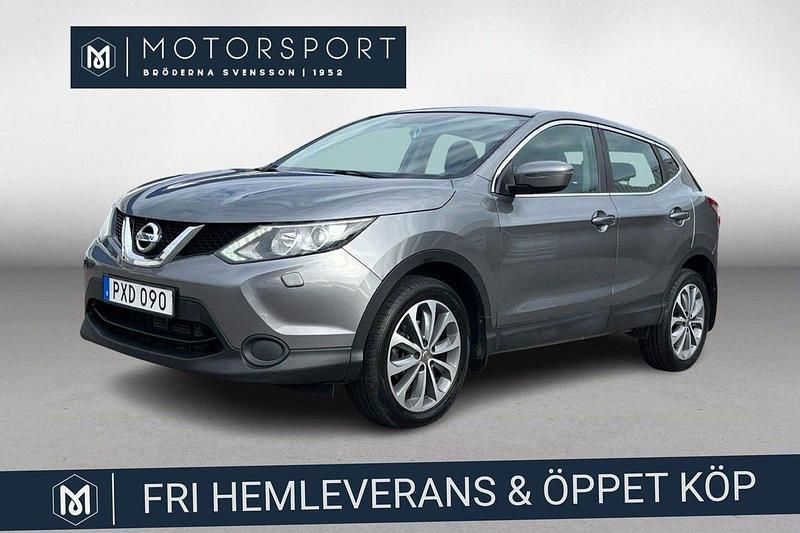 Grå Begagnad 2015 Nissan Qashqai SUV | 134 900 kr (Marknadspris) - Bild 1/3
