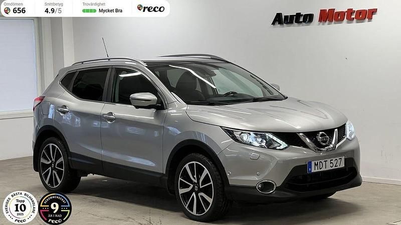 Silver Begagnad 2015 Nissan Qashqai 360º SUV | 139 900 kr (Lite dyr) - Bild 1/3
