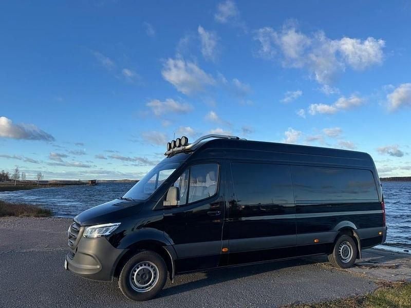 Svart Begagnad 2019 Mercedes Sprinter Van | 237 375 kr - Bild 1/4