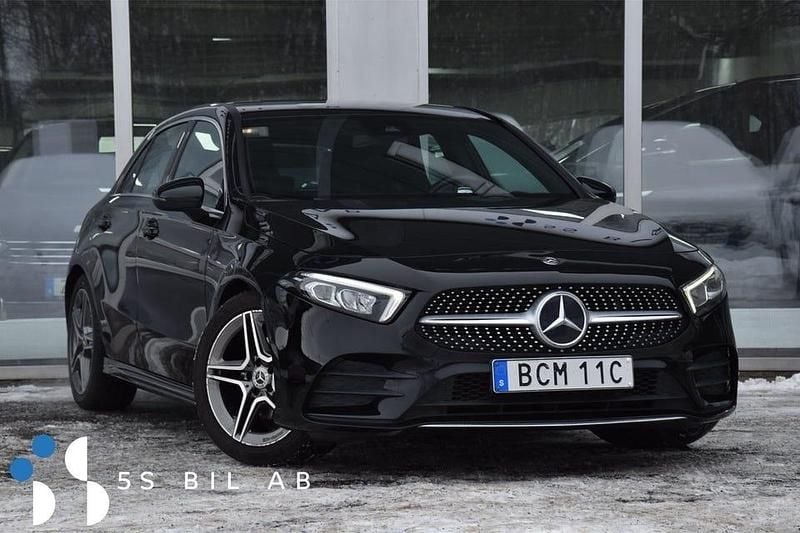 Begagnad Mercedes A180 AMG 136 HK (100 kW) 2019 Svart Halvkombi