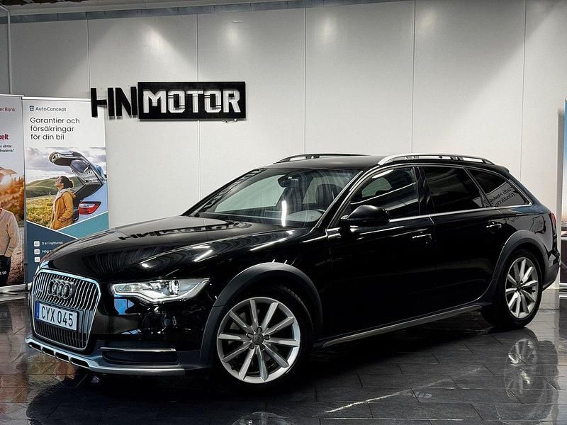 Svart Begagnad 2014 Audi A6 Allroad Comfort Kombi | 159 900 kr (Marknadspris) - Bild 1/4