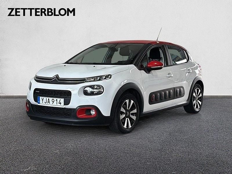 Vit Begagnad 2016 Citroën C3 Halvkombi | 99 900 kr (Dyr) - Bild 1/4