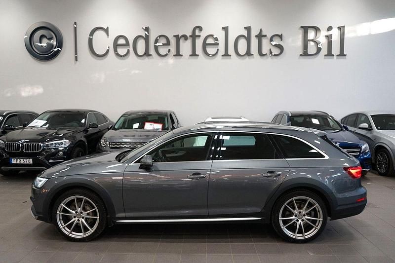 Grå Begagnad 2017 Audi A4 Allroad Proline Kombi | 238 800 kr (Marknadspris) - Bild 1/4