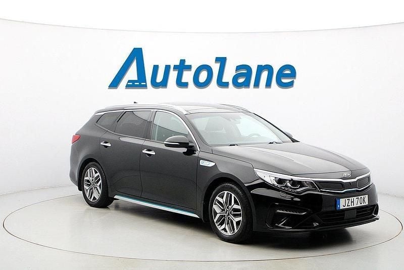 Svart Begagnad 2019 Kia Optima Hybrid 3 Sedan | 229 900 kr (Marknadspris) - Bild 1/3