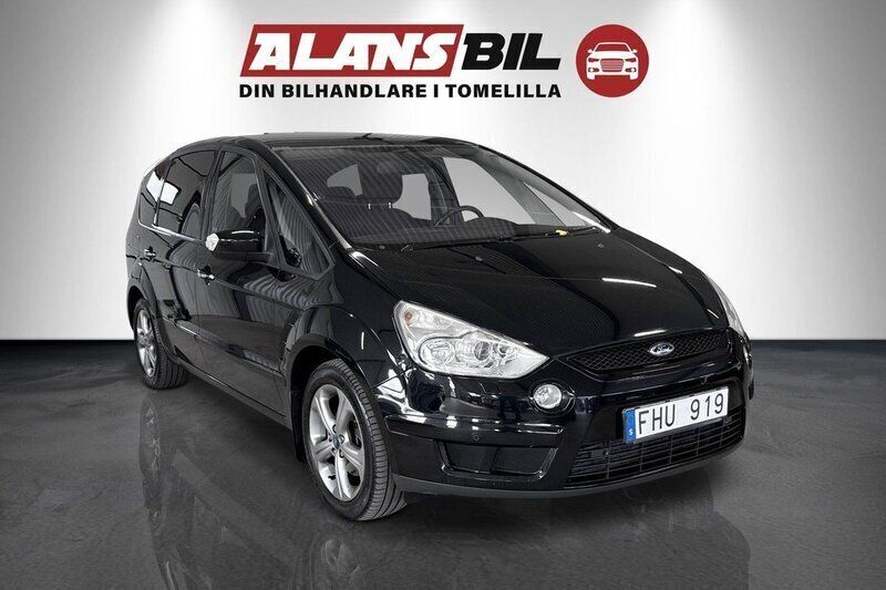 Svart Begagnad 2009 Ford S-MAX S Minibuss | 64 000 kr (Marknadspris) - Bild 1/4